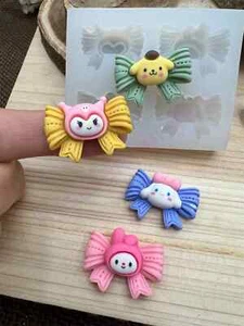Cute Bows Silicone mold for crafts - Picture 1 of 8