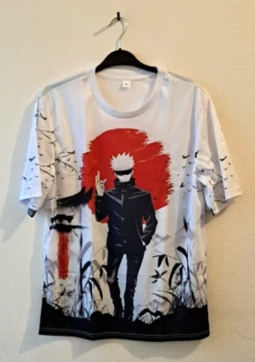 HARAJUKU STYLE ANIME MANGA INSPIRED 3D PRINTED T-SHIRT SIZE EXTRA LARGE - Image 1 of 2