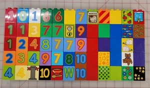 LEGO DUPLO Lot of 60  2x2x2 (Double Height Bricks) Mixed Colors FB195 - Picture 1 of 2