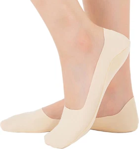 Womens No Show Socks for Flats Loafers Nylon Footies Low Cut Invisible Hidden So - Picture 1 of 7