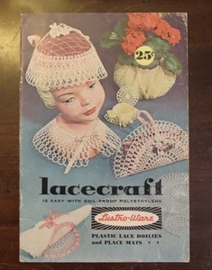 Lacecraft Is Easy With Soil Proof Polyethylene Lustro Ware 1953 Craft Booklet - Picture 1 of 1