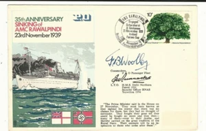 Great Britain: 1974; illustrated cover ship and signature the commander, EBGB092 - Picture 1 of 2