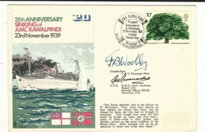 Great Britain: 1974; illustrated cover ship and signature the commander, EBGB092 - Image 1 of 2