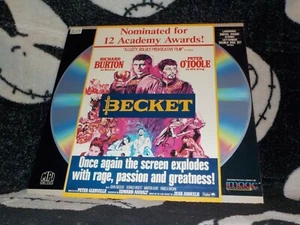 Becket Widescreen Laserdisc LD Richard Burton Peter O'Toole Free Ship $50 - Picture 1 of 2