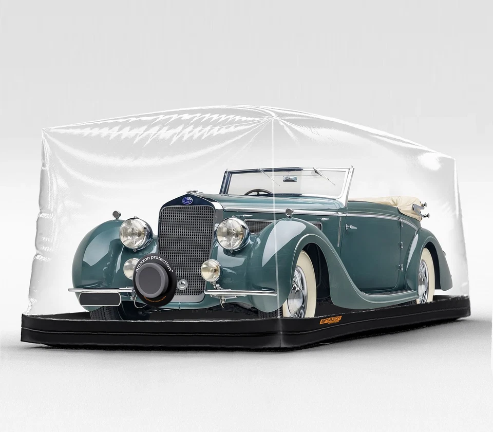 Delage D8 Capsule Car Cover | Luxury Classic Car Storage Bubble Protection - Image 1 of 4
