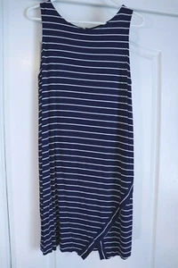 KENSIE Strick marine mit weißen Streifen, ärmellos Gr. L - Bild 1 von 5