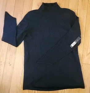 NWT NEW Women's Size Small Nic + Zoe Black Sweater RV $138 - Picture 1 of 6