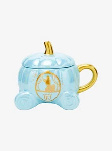 NEU Disney Prinzessin Aschenputtel Kutsche bedeckt Keramiktasse handbemalt - Bild 1 von 4