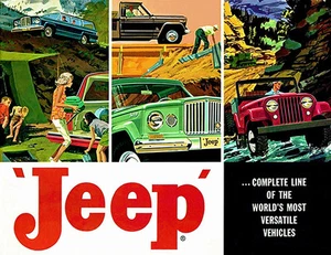 1962 Jeep Line - Promotional Advertising Poster - Picture 1 of 1