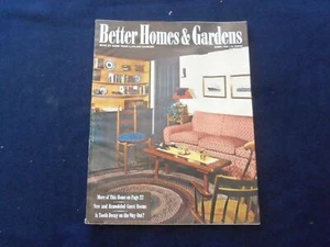 1945 APRIL BETTER HOMES & GARDENS MAGAZINE - COCA-COLA AD BACK COVER - SP 6118G - Picture 1 of 8