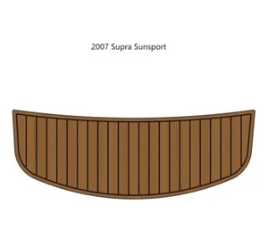 2007 Supra Sunsport Swim Platform Pad Boat EVA Foam Faux Teak Deck Floor Mat - Picture 1 of 18