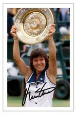 MARTINA NAVRATILOVA Signed Autograph PHOTO Gift Signature Print Wimbledon TENNIS