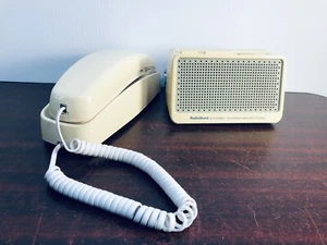 Vtg Radio Shack Duofone Telephone Amplifier Speaker And AT&T Trimline 210 Phone - Picture 1 of 16