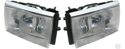 HEADLIGHT LAMP  assembly  PAIR SET LEFT & RIGHT NEW  VOLVO 240 1372107 1372106 - Image 1 of 3