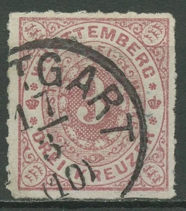 Württemberg 1869 Ziffer im Oval 38 gestempelt - Picture 1 of 1