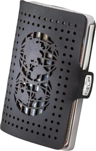 I-CLIP Slim Wallet - Edelstahl Geldbeutel mit Leder und Austauschbarer Klammer - Bild 1 von 12