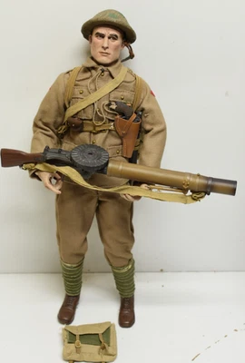 Sideshow 1/6 Action Figure British Lewis Gunner WWI Britons Want You Lancashire - Image 1 of 4
