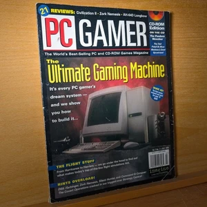 PC Gamer Magazine July 1996 The Ultimate Gaming Machine NO LABEL - Picture 1 of 7