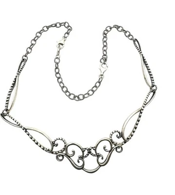 Collar Colgante Carolyn Pollack 20" Plata Esterlina Relios Potenciador de Rollo  Foto 1 de 4