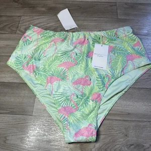 Kenny Flowers Swim - The Sunshine State hoch taillierter Unterteil XXL neu mit Etikett Flamingo - Bild 1 von 13