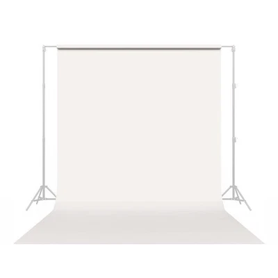 Telón de fondo fotográfico en papel sin costuras - #50 blanco (107 pulgadas x 36 pies) hecho en EE. UU. Foto 1 de 4