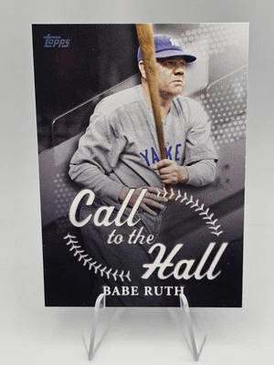 2025 Topps Series 1 Call to the Hall #CTH-14 Babe Ruth New York Yankees - Image 1 of 2