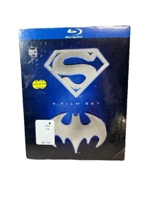 Batman &amp; Superman 9-Film Set Blu-ray  NEW - Bild 1 von 5