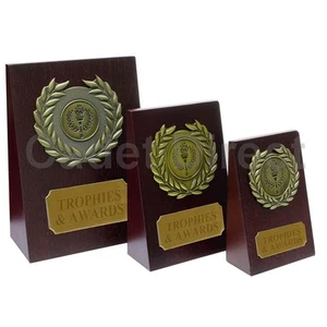 Premio de presentación de cuña de palisandro, en blanco - Imagen 1 de 3
