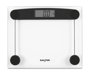 Salter Bathroom Scale Compact Digital Easy to Read LCD Non Slip Toughened Glass - Picture 1 of 3