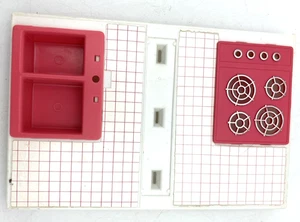 Vintage 1984 Mattel Barbie Dream Kitchen Replacement Countertop - Bild 1 von 5