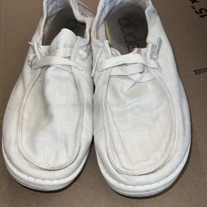 Hey Dude Wendy weiße lustige Linien Größe 9 - Bild 1 von 7