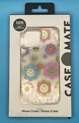 iPhone 13 Mini Case Gold Foil Elements - 10 ft. Drop Protection 5.4" Retro - Image 1 of 3