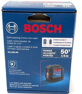 Láser Crossline autonivelante Bosch (GLL50-20) NUEVO ¡¡ENVÍO RÁPIDO GRATUITO!!! Foto 1 de 2