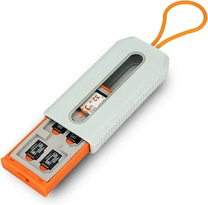 Estuche para tarjetas de memoria portátil de 18 ranuras para 12 18 ranuras = 12 tarjetas Micro SD + 6 SD  - Imagen 1 de 7