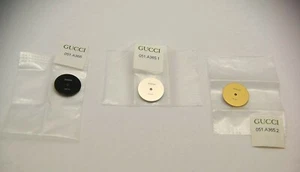NIB Gucci Ladies 1400 L Replacement Dials - Black, Silver and Gold - Picture 1 of 3