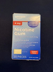 Basic Care Nicotine Gum 4 Mg 20 Pieces free shipping - Picture 1 of 1