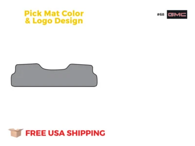 FITS 1989-1991 GMC R1500 Suburban Rear Only Floor Mat 2nd Row 1pc Cutpile Foto 1 de 3