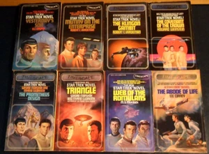 Lot of 8 Vintage Star Trek TIMESCAPE Pocket Science Fiction Paperbacks - Picture 1 of 3