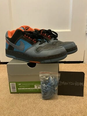 Nike SB Zoom Air Delta Force Low Aegean Blue Thunderstorm Size Sz 7.5 NDS - Image 1 of 4