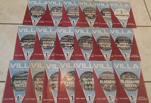 ASTON VILLA HOMES 19 DIFFERENT HOMES from season 1968/1969 - Picture 1 of 1