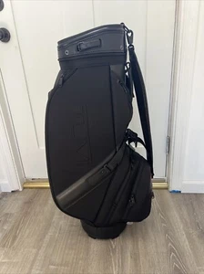 TUMI ALPHA 3 GOLF BAG BALLISTIC NYLON BLACK 5-SLOT BRAND NEW W/TAGS - Picture 1 of 8