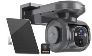 2.5K 4MP 4G LTE Cellular Überwachungskamera Solar Power Wireless Outdoor, 24/7 Reco - Bild 1 von 7