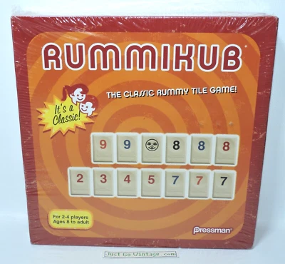Rummikub The Classic Rummy Tile Juego de Mesa, Pressman 2009, NUEVO, NUEVO EN CAJA, SELLADO Foto 1 de 4