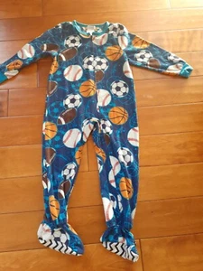 Pajamas Kids One Piece Flannel Size 4/5 - Picture 1 of 4
