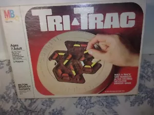 Vtg. 1980 "Tri Trac" Milton Bradley Brand No. 4015 Board Game - Picture 1 of 20
