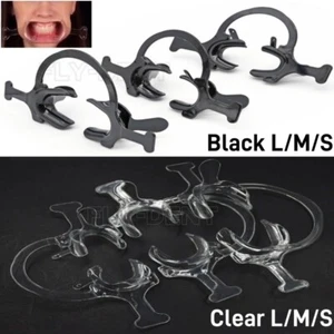 Dental Mouth Opener Intraoral Cheek Lip Retractor C-Shape Handle Wing Extention - Picture 1 of 25