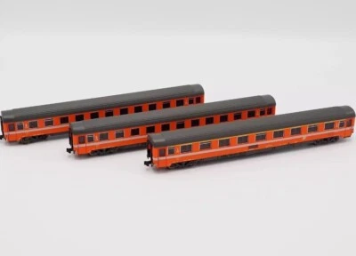 Arnold Hn4395 Set 3 Carrozas Eurofima Uic-Z Naranja 1A Y 2A Fs Italianas N 1/160 - Imagen 1 de 4