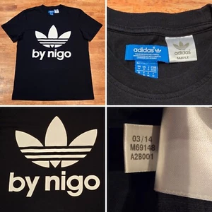 Adidas by Nigo Graphic Tee Sample T-Shirt Sz Medium Black  - Picture 1 of 12