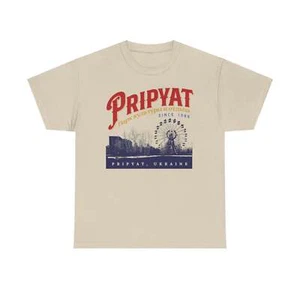 Pripyat Amusement Park Ukraine Nostalgic T-shirt - Picture 1 of 20
