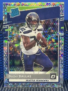 2020 Donruss Optic DEEJAY DALLAS Silver Disco Prizm Seattle Seahawks 057/125 - Picture 1 of 2